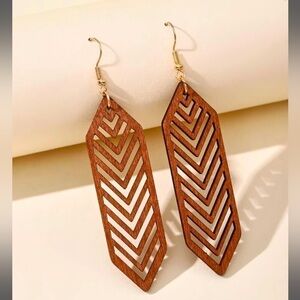 Chevron Dangle Earrings